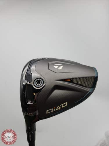 LEFTY 2026 TAYLORMADE QI4D DRIVER 9* STIFF MITSU REAX RED 50S +HC DEMO