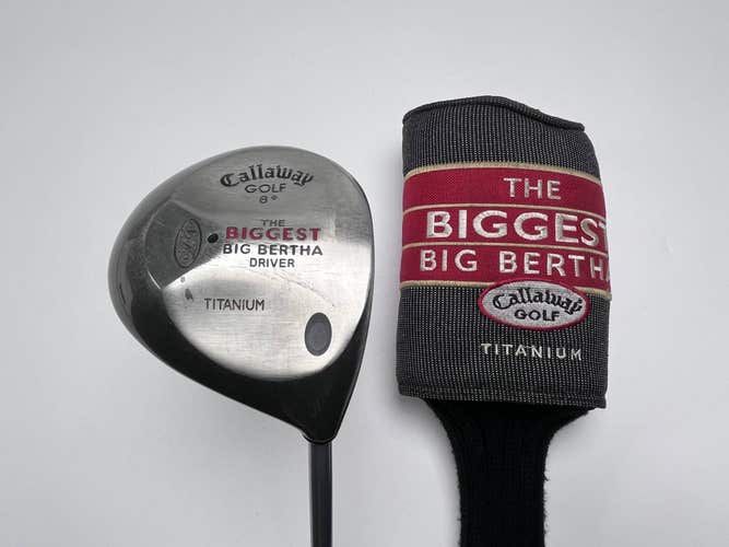 Callaway Biggest Big Bertha Driver 8* Ultra Light Regular Graphite RH 42.25" HC