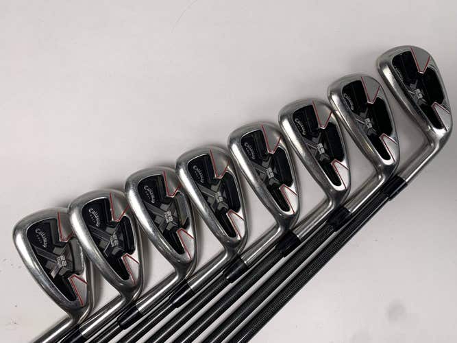 Callaway X-22 Tour Iron Set 3-PW Fujikura Rombax 115g Stiff Graphite Mens RH