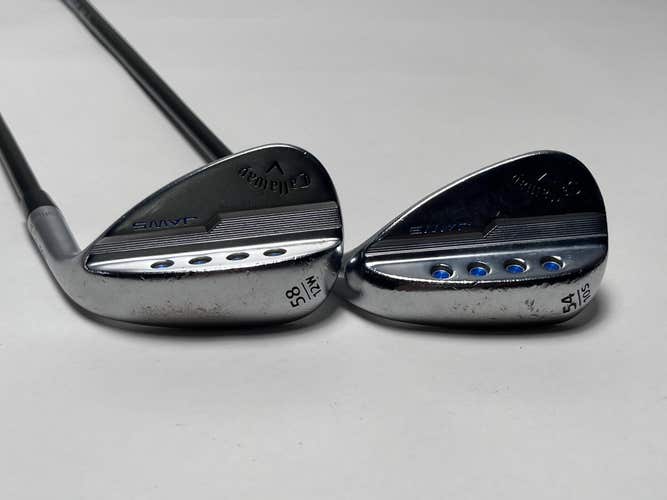 Callaway Jaws MD5 Chrome Wedge Set 54* 10 | 58* 12 Project X Catalyst 6.0 RH
