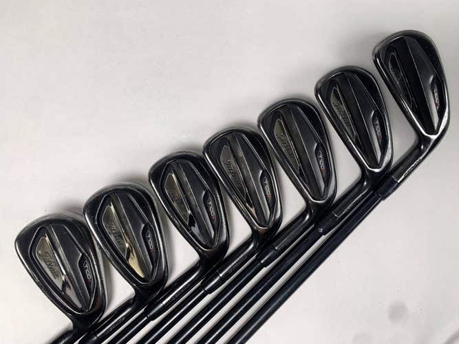 Titleist T100S Black Iron Set 4-PW True Temper AMT S300 Tour White Stiff RH