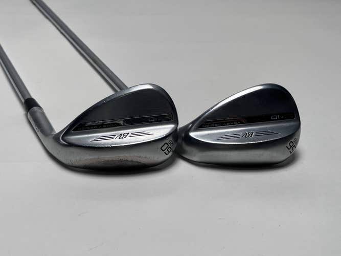 Titleist Vokey SM10 Tour Chrome Wedge Set 56* 12 | 60* 12 Wedge Steel Mens RH