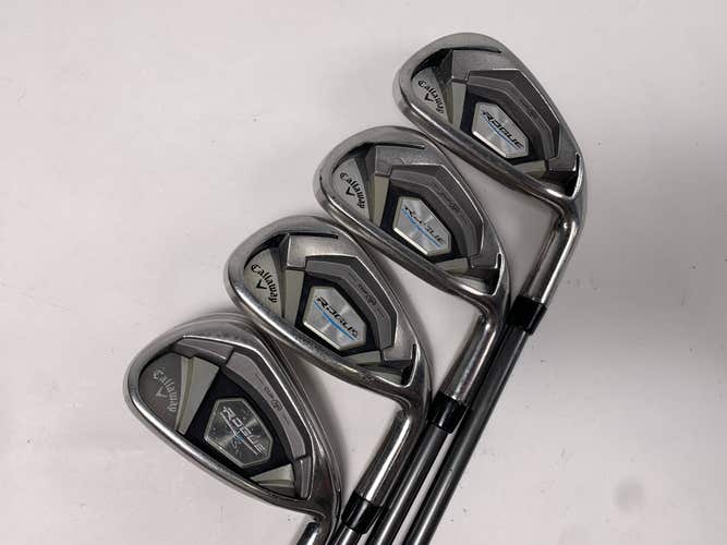 Callaway Rogue Iron Set 6-9 Aldila Synergy 50g Senior Graphite Mens RH