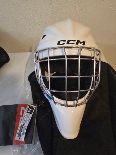 Senior Medium CCM Axis F9 Goalie Mask (New)