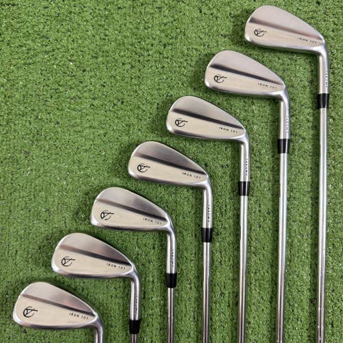 Takomo 101 Iron Set 4-PW KBS Tour 110 Regular Flex Steel + 1/4 Long