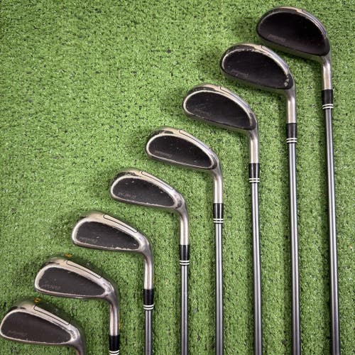 Cleveland Hibore Hybrid Iron Set 3-PW Senior A Flex Graphite Shafts