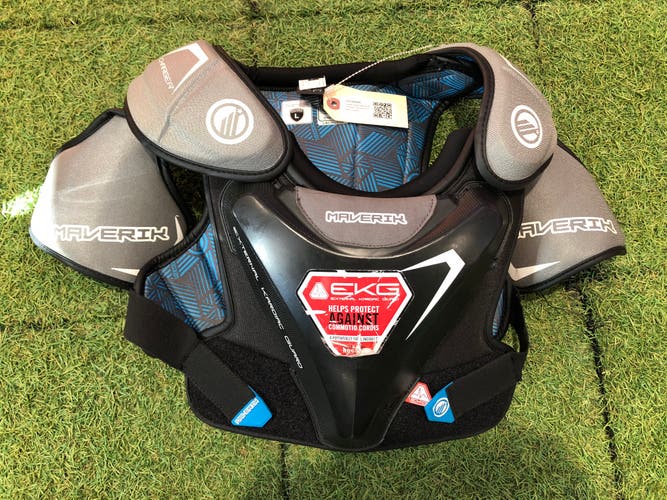 Youth Large Maverik Charger Shoulder Pads (Used)
