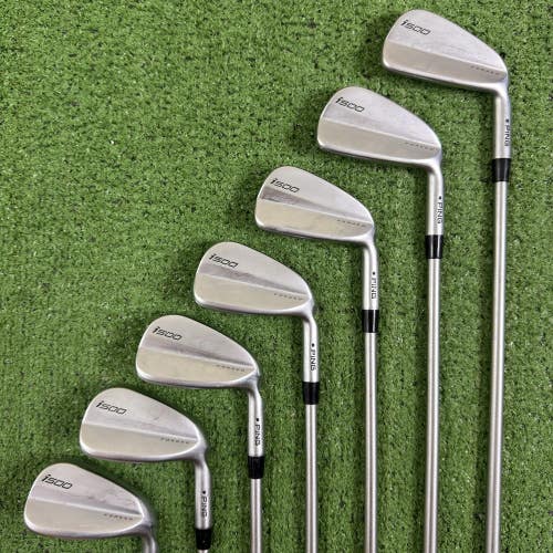 Ping i500 Black Dot Iron Set 5-PW UW KBS C-Taper Tour Lite 110 Stiff Flex Pured