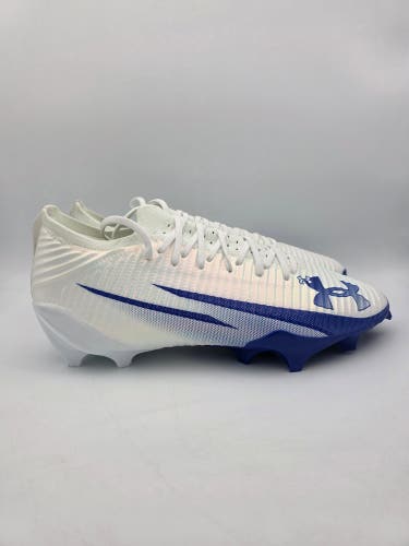 Under Armour Blur Pro ‘White Team Royal’ Football Cleats 3028220-106 Size 8.5