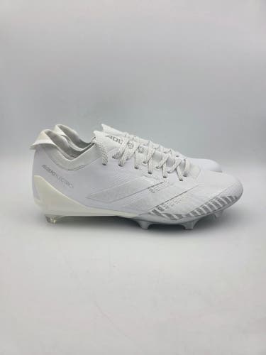Adidas Men's Adizero Electric + Football Cleats Size 8 White Gray IE6278 New