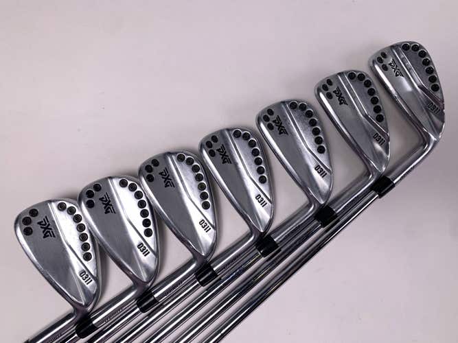 PXG 0311 Forged Chrome Iron Set 4-PW KBS Tour 120 Stiff RH Midsize Grips