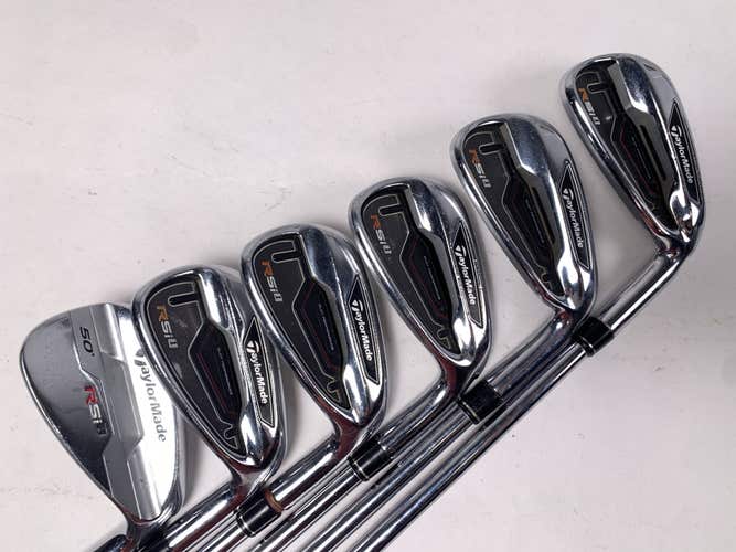 TaylorMade RSi 1 Iron Set 6-PW+AW REAX Regular Steel Mens RH