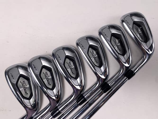 Titleist 718 AP3 Iron Set 5-PW Project X Precision Rifle 6.0 Stiff Steel Mens RH