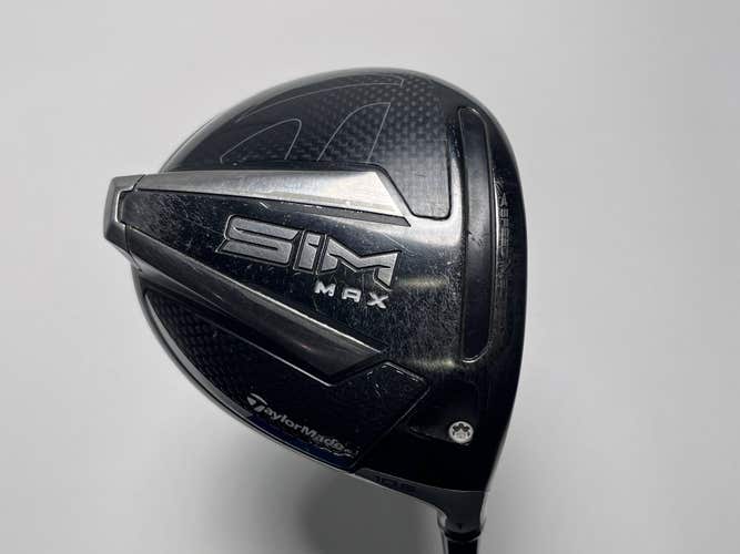 TaylorMade SIM MAX Driver 10.5* Project X HZRDUS Smoke 6.0 Black 70g Stiff RH