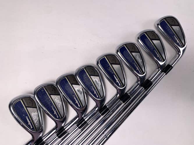 Callaway Paradym Iron Set 4-PW+AW DG X100 Tour Issue Extra Stiff RH +1/2''
