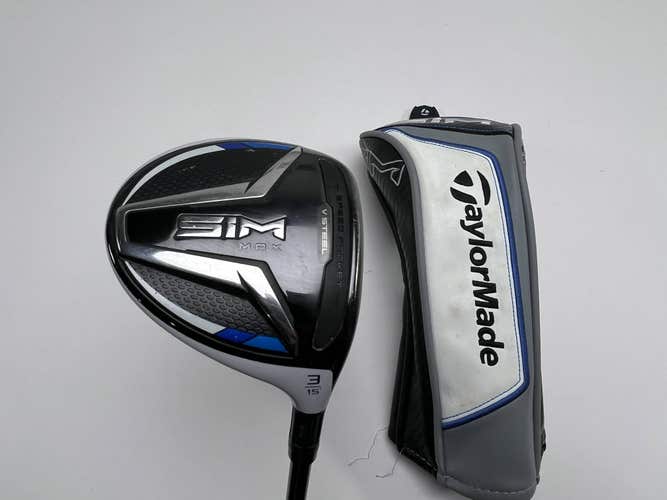TaylorMade SIM MAX 3 Fairway Wood 15* Fujikura Ventus Blue 5R Regular RH HC