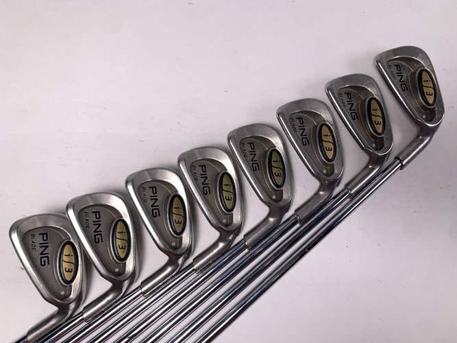 Ping i3 Blade Iron Set 3-PW White Dot 3* Up Rifle FCM 6.5 Extra Stiff RH