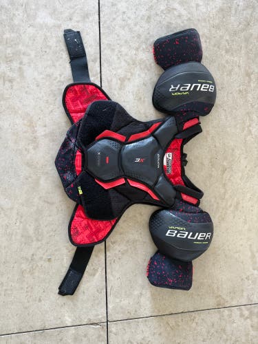 Men's Medium Senior Bauer Vapor 3X Shoulder Pads (Used)(WASHED)