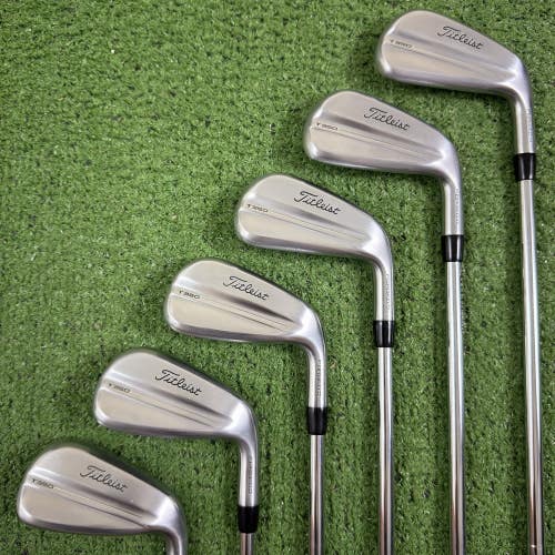 Titleist T350 2025 Forged Iron Set 5-PW True Temper AMT White Stiff Flex Steel