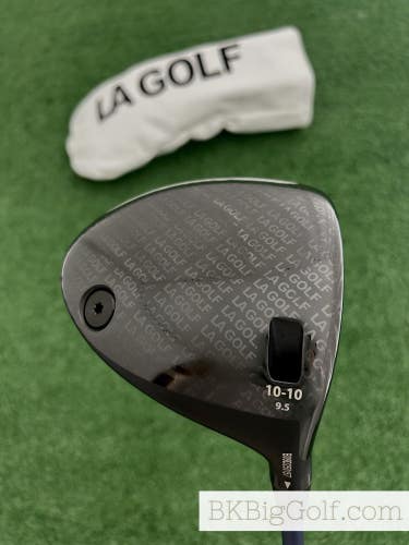 LA Golf 10-10 9.5 Driver w Headcover / LA Golf Bryson Series 75 Extra Stiff