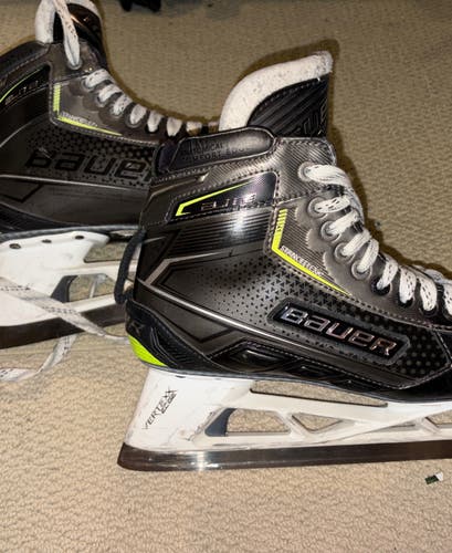 Used Bauer Elite Goalie Skates Senior Size 8.0 (Fit 3)