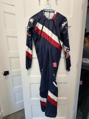 Like New Men’s US Ski Team speed suit large FIS legal