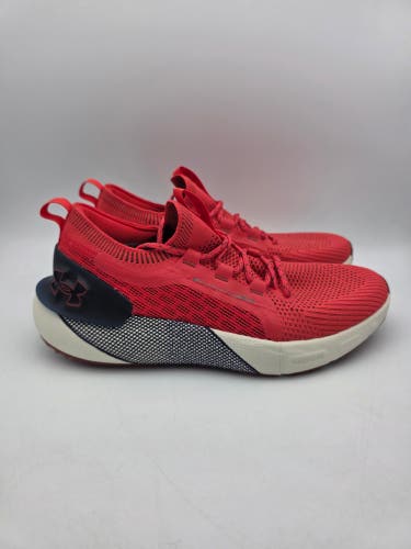 Under Armour UA HOVR Phantom 3 SE Red Running Shoes Mens Size 10 3026582-602