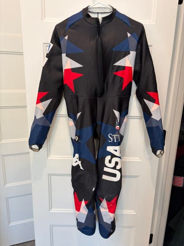 lightly used US Ski Team GS Race Suit FIS legal