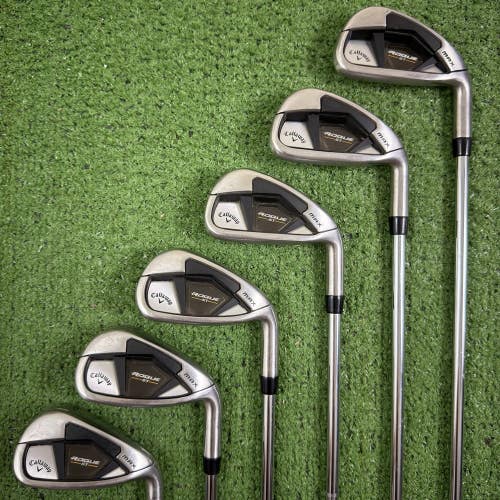 Callaway Rogue ST Max Iron Set 5-PW XP 95 R300 Regular Flex Steel -1/2 Short