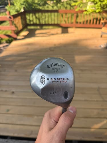 Callaway Big Bertha Warbird Driver 11* RCH 90 regular Graphite Mens RH