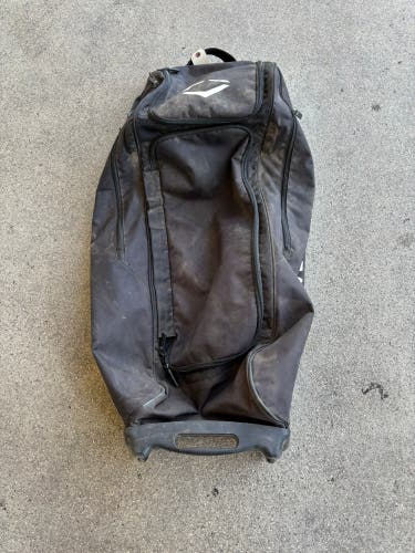 Black EvoShield Wheeled Catcher's Bag