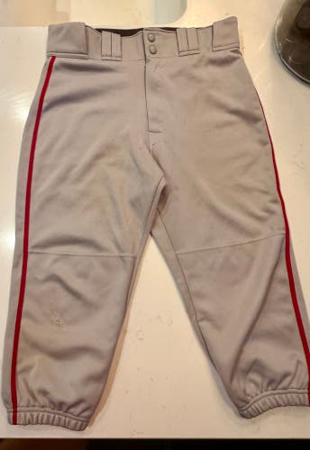 Gray Men's Medium Adult Easton Game Pants (Used)