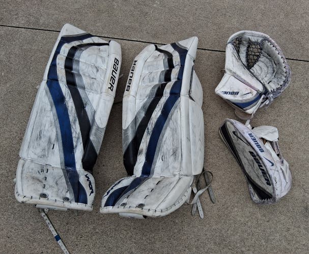35+" SR Bauer Regular Goalie Full Set (Used)