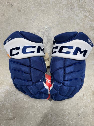 13” CCM Pro Custom Toronto Maple Leafs Auston Matthews Pro Gloves Pro Stock (New) NHL