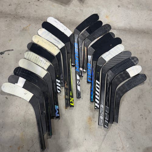 x20 - Lot of Broken Hockey Stick Blades for Projects or Repair - #8
