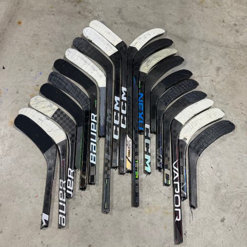 x20 - Lot of Broken Hockey Stick Blades for Projects or Repair - #10