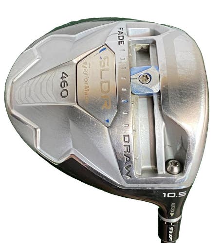 TaylorMade SLDR 460cc Driver 10.5 RH Fujikura 57g Stiff Graphite 45" New Grip HC