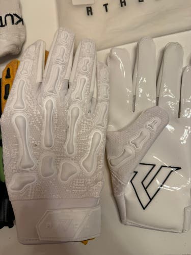 Rivel White Large Adult Gloves (New)