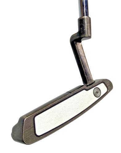 Odyssey White Ice 1 Blade Putter RH Steel 35" Shaft Label New Midsize Grip