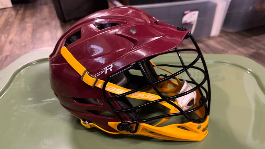 Cpxr Lacrosse player helmet