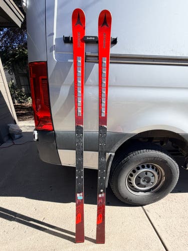 FIS Women’s Atomic 188cm skis G9 with Icon binding 24 ( bindings are mounted and not sold separately