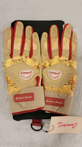 XL Combat Mfg Batting Gloves (New)