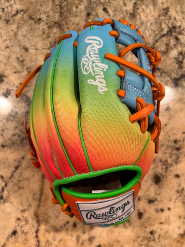 Rawlings Heart of the Hide Fun Burst RH Infield Baseball Glove 11.5" (New)