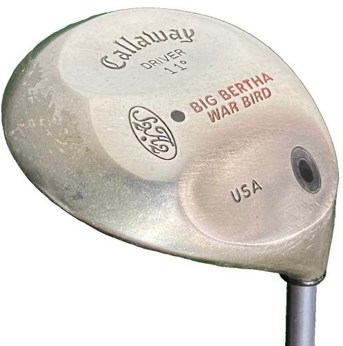 Callaway Big Bertha War Bird Driver 11* RH RCH 90 Regular Graphite 44" New Grip