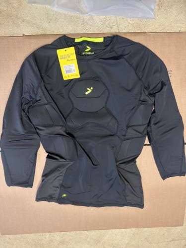 (New)STORELLI BS GK THREE QUARTER UNDERSHIRT BLACK XL