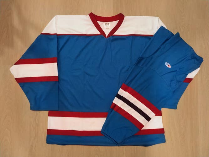 AK- H7500 Hockey Team Set - 14 Jerseys - Blue - New