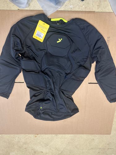 (New)STORELLI BS GK THREE QURTER UNDERSHIRT BLACK MEDIUM