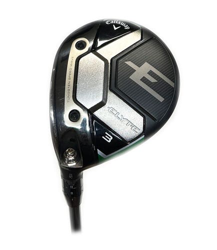 LH Callaway Elyte 15* 3 Fairway Wood Graphite Denali Blue 60g Regular Flex