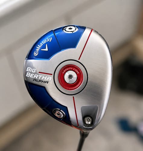 Callaway Big Bertha Alpha Driver 9° w/ Premium Matrix Ozik HD 7M3 Black Tie X-Flex & Headcover
