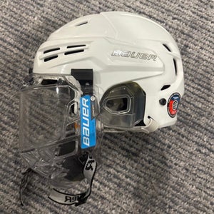 Bauer Re-Akt 150 Helmet w/ Bauer Full Shield – XS – White – New